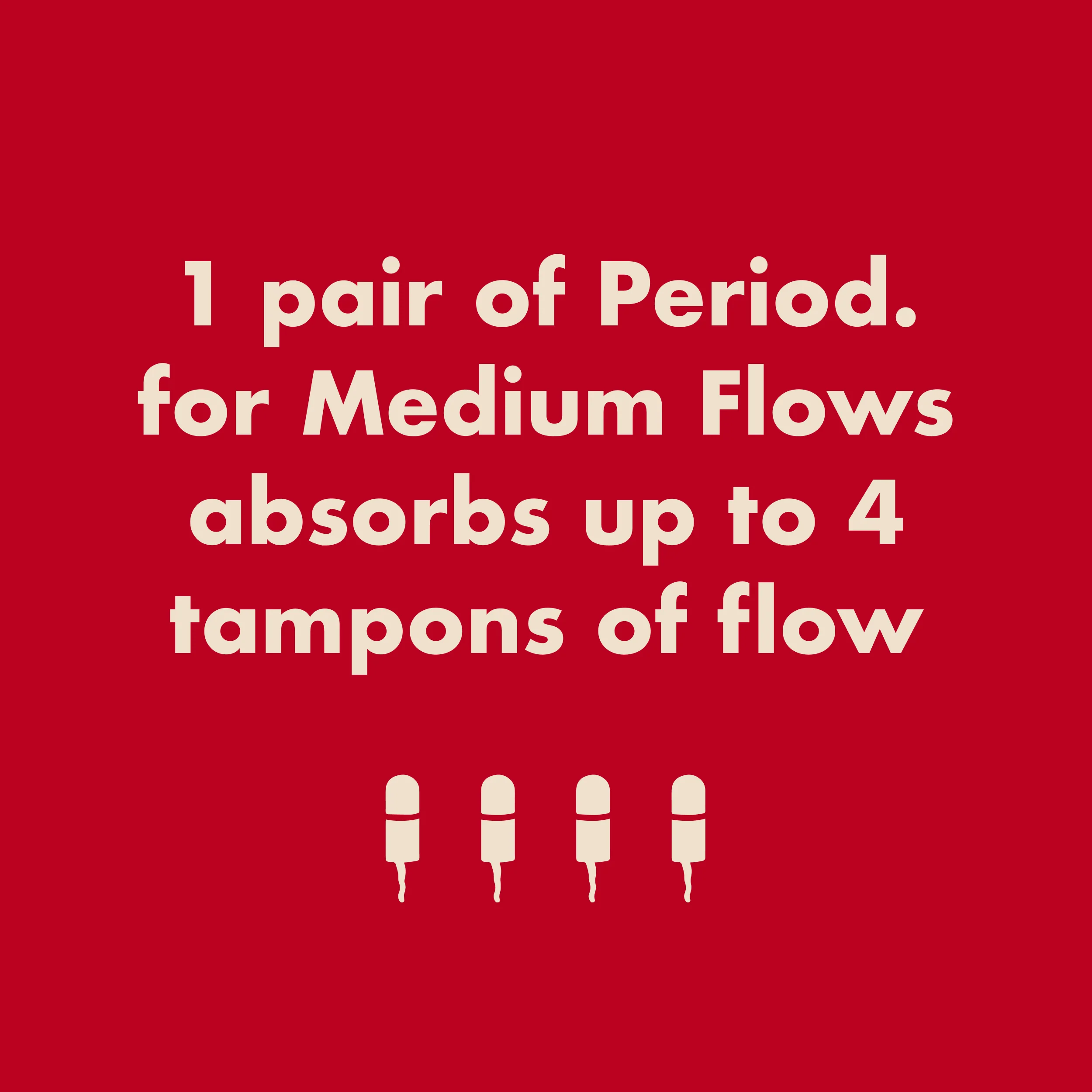 The High Waisted Period. in Cotton For Medium Flows - Image 4